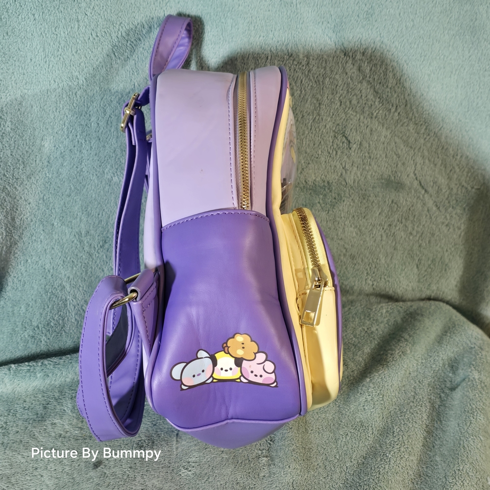 Purple and Yellow Kids Backpack - Picture 7 of 13